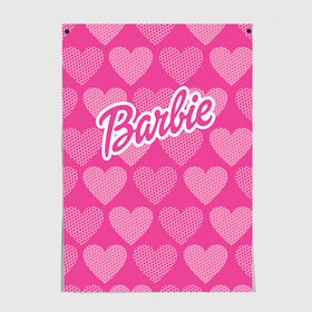 Постер с принтом Barbie в Петрозаводске, 100% бумага
 | бумага, плотность 150 мг. Матовая, но за счет высокого коэффициента гладкости имеет небольшой блеск и дает на свету блики, но в отличии от глянцевой бумаги не покрыта лаком | barbie | барби | кукла