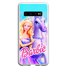 Чехол для Samsung Galaxy S10 с принтом Barbie в Петрозаводске, Силикон | Область печати: задняя сторона чехла, без боковых панелей | barbie | барби | кукла