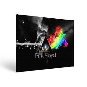 Холст прямоугольный с принтом Pink Floyd в Петрозаводске, 100% ПВХ |  | pink floyd | rock | рок