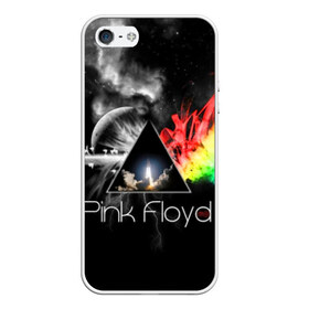Чехол для iPhone 5/5S матовый с принтом Pink Floyd в Петрозаводске, Силикон | Область печати: задняя сторона чехла, без боковых панелей | pink floyd | rock | рок