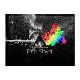 Обложка для студенческого билета с принтом Pink Floyd в Петрозаводске, натуральная кожа | Размер: 11*8 см; Печать на всей внешней стороне | pink floyd | rock | рок