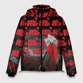 Мужская зимняя куртка 3D с принтом Pink Floyd в Петрозаводске, верх — 100% полиэстер; подкладка — 100% полиэстер; утеплитель — 100% полиэстер | длина ниже бедра, свободный силуэт Оверсайз. Есть воротник-стойка, отстегивающийся капюшон и ветрозащитная планка. 

Боковые карманы с листочкой на кнопках и внутренний карман на молнии. | Тематика изображения на принте: pink floyd | rock | рок