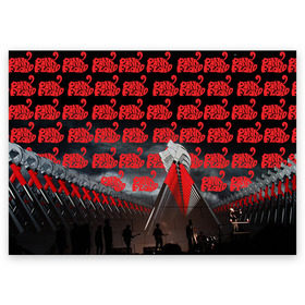 Поздравительная открытка с принтом Pink Floyd в Петрозаводске, 100% бумага | плотность бумаги 280 г/м2, матовая, на обратной стороне линовка и место для марки
 | Тематика изображения на принте: pink floyd | rock | рок