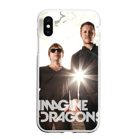 Чехол для iPhone XS Max матовый с принтом Imagine Dragons в Петрозаводске, Силикон | Область печати: задняя сторона чехла, без боковых панелей | imagine dragons