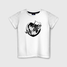 Детская футболка хлопок с принтом Save the arctic в Петрозаводске, 100% хлопок | круглый вырез горловины, полуприлегающий силуэт, длина до линии бедер | Тематика изображения на принте: arctic | save | арктика