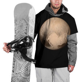 Накидка на куртку 3D с принтом Плутон в Петрозаводске, 100% полиэстер |  | космос | планета | плутон