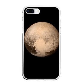 Чехол для iPhone 7Plus/8 Plus матовый с принтом Плутон в Петрозаводске, Силикон | Область печати: задняя сторона чехла, без боковых панелей | космос | планета | плутон