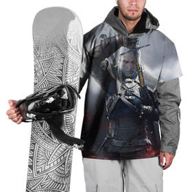 Накидка на куртку 3D с принтом Геральт в Петрозаводске, 100% полиэстер |  | Тематика изображения на принте: ведьмак