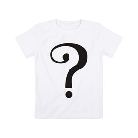 Детская футболка хлопок с принтом Classic TV Riddler в Петрозаводске, 100% хлопок | круглый вырез горловины, полуприлегающий силуэт, длина до линии бедер | dc | riddler | загадочник | супергерой