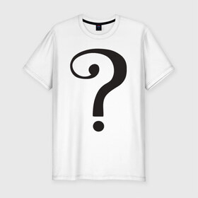 Мужская футболка премиум с принтом Classic TV Riddler в Петрозаводске, 92% хлопок, 8% лайкра | приталенный силуэт, круглый вырез ворота, длина до линии бедра, короткий рукав | dc | riddler | загадочник | супергерой