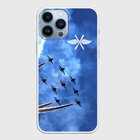 Чехол для iPhone 13 Pro Max с принтом Самолеты в небе в Петрозаводске,  |  | Тематика изображения на принте: авиатор | авиация | ввс | герб | летчику | небо | самолет | флаг