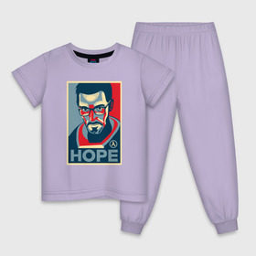 Детская пижама хлопок с принтом Half-Life HOPE в Петрозаводске, 100% хлопок |  брюки и футболка прямого кроя, без карманов, на брюках мягкая резинка на поясе и по низу штанин
 | half life | hl | mr.freeman | мистер фрим | надежда на hl3hope | халф лайф