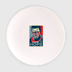 Тарелка 3D с принтом Half-Life HOPE в Петрозаводске, фарфор | диаметр - 210 мм
диаметр для нанесения принта - 120 мм | half life | hl | mr.freeman | мистер фрим | надежда на hl3hope | халф лайф