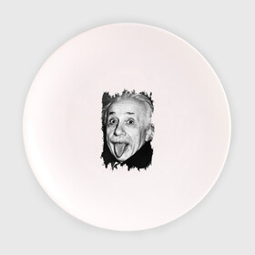 Тарелка с принтом Энштейн показывает язык в Петрозаводске, фарфор | диаметр - 210 мм
диаметр для нанесения принта - 120 мм | albert einstein | альберт энштейн | учёный | физика