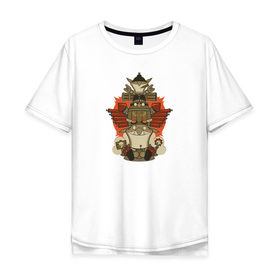 Мужская футболка хлопок Oversize с принтом Techies Totem в Петрозаводске, 100% хлопок | свободный крой, круглый ворот, “спинка” длиннее передней части | Тематика изображения на принте: bomb | dota2 | ti5 designtechies | totem
