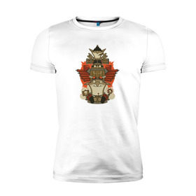 Мужская футболка премиум с принтом Techies Totem в Петрозаводске, 92% хлопок, 8% лайкра | приталенный силуэт, круглый вырез ворота, длина до линии бедра, короткий рукав | bomb | dota2 | ti5 designtechies | totem