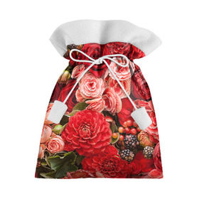 Подарочный 3D мешок с принтом Цветы в Петрозаводске, 100% полиэстер | Размер: 29*39 см | Тематика изображения на принте: flower | девушкам | розы | цветочки | цветы
