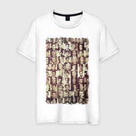Мужская футболка хлопок с принтом Звёзды кино (3) в Петрозаводске, 100% хлопок | прямой крой, круглый вырез горловины, длина до линии бедер, слегка спущенное плечо. | hollywood | голливуд | кинозвёзды