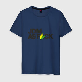 Мужская футболка хлопок с принтом JDM AS F*CK в Петрозаводске, 100% хлопок | прямой крой, круглый вырез горловины, длина до линии бедер, слегка спущенное плечо. | fail crew