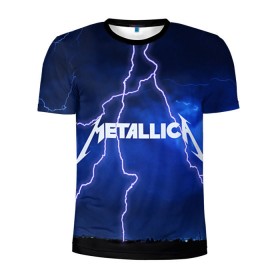 Мужская футболка 3D спортивная с принтом METALLICA в Петрозаводске, 100% полиэстер с улучшенными характеристиками | приталенный силуэт, круглая горловина, широкие плечи, сужается к линии бедра | metallica | rock | металлика | рок