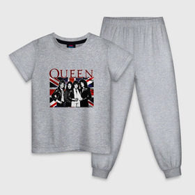 Детская пижама хлопок с принтом Queen band в Петрозаводске, 100% хлопок |  брюки и футболка прямого кроя, без карманов, на брюках мягкая резинка на поясе и по низу штанин
 | england | freddie | mercury | queen   легендарная рок группаqueen | фредди меркьури