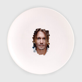 Тарелка 3D с принтом Джонни Депп (Johnny Depp) в Петрозаводске, фарфор | диаметр - 210 мм
диаметр для нанесения принта - 120 мм | Тематика изображения на принте: johnny depp | голливуд | джонни депп | кинозвезда