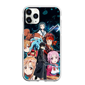 Чехол для iPhone 11 Pro матовый с принтом Sword Art Online в Петрозаводске, Силикон |  | sao | sword art online | асуна | игра | кирито | меч онлайн | сворд арт | сворд арт онлайн