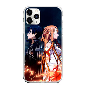 Чехол для iPhone 11 Pro матовый с принтом Sword Art Online в Петрозаводске, Силикон |  | sao | sword art online | асуна | игра | кирито | меч онлайн | сворд арт | сворд арт онлайн