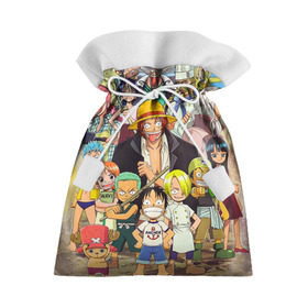 Подарочный 3D мешок с принтом One Piece в Петрозаводске, 100% полиэстер | Размер: 29*39 см | anime | one piece | аниме | ван пис