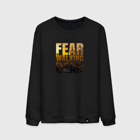 Мужской свитшот хлопок с принтом Fear The Walking Dead в Петрозаводске, 100% хлопок |  | dead | fear | бойтесь | бойтесь ходячих мертвецовwalking | мертвецов | ходячих