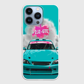 Чехол для iPhone 13 Pro с принтом 2 JZ GTE в Петрозаводске,  |  | 2jz gte | altezza | drift | jdm | toyota | альтеза | гонка | ждм
