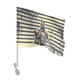 Флаг для автомобиля с принтом Prison School в Петрозаводске, 100% полиэстер | Размер: 30*21 см | kangoku gakuen | kiyoshi fujino | киёши фуджино | призон скул