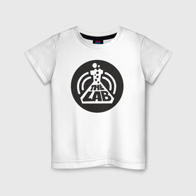 Детская футболка хлопок с принтом The LAB в Петрозаводске, 100% хлопок | круглый вырез горловины, полуприлегающий силуэт, длина до линии бедер | the lab gta grand theft auto гта радио