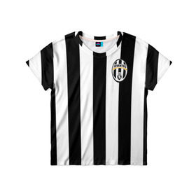Детская футболка 3D с принтом Juventus Tevez в Петрозаводске, 100% гипоаллергенный полиэфир | прямой крой, круглый вырез горловины, длина до линии бедер, чуть спущенное плечо, ткань немного тянется | football | juventus | tevez | фк | футбол | ювентус