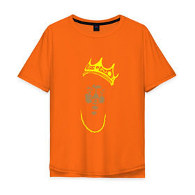 Мужская футболка хлопок Oversize с принтом Notorious BIG в Петрозаводске, 100% хлопок | свободный крой, круглый ворот, “спинка” длиннее передней части | b | b. i. g. | big | g | i | notorious | биг | ноториус