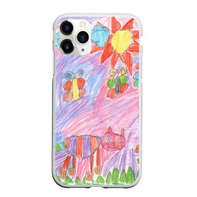 Чехол для iPhone 11 Pro матовый с принтом Детские рисунки в Петрозаводске, Силикон |  | dg | габбана | детский | дольче | карандаш | картина | мода | рисунок