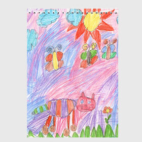 Скетчбук с принтом Детские рисунки в Петрозаводске, 100% бумага
 | 48 листов, плотность листов — 100 г/м2, плотность картонной обложки — 250 г/м2. Листы скреплены сверху удобной пружинной спиралью | dg | габбана | детский | дольче | карандаш | картина | мода | рисунок