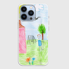 Чехол для iPhone 13 Pro с принтом Детские рисунки в Петрозаводске,  |  | Тематика изображения на принте: dg | габбана | детский | дольче | карандаш | картина | мода | рисунок