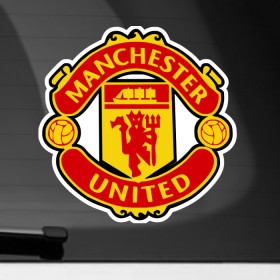 Наклейка на автомобиль с принтом Манчестер Юнайтед в Петрозаводске, ПВХ |  | manchester united | игра | манчестер юнайтед | спорт | футбол