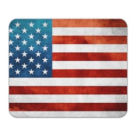 Коврик прямоугольный с принтом Флаг США в Петрозаводске, натуральный каучук | размер 230 х 185 мм; запечатка лицевой стороны | Тематика изображения на принте: usa | демократия | страны | сша