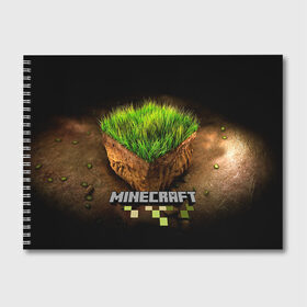 Альбом для рисования с принтом Minecraft в Петрозаводске, 100% бумага
 | матовая бумага, плотность 200 мг. | крипер