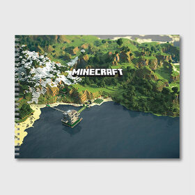 Альбом для рисования с принтом Minecraft в Петрозаводске, 100% бумага
 | матовая бумага, плотность 200 мг. | крипер