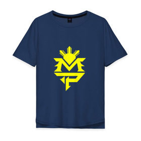 Мужская футболка хлопок Oversize с принтом Manny Pacquiao в Петрозаводске, 100% хлопок | свободный крой, круглый ворот, “спинка” длиннее передней части | manny | pacquiao | бокс | мэни | мэнни | пакьяо