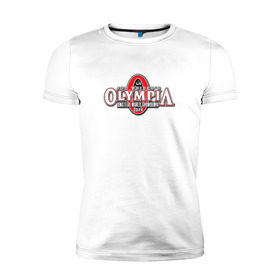 Мужская футболка премиум с принтом Mr. Olympia в Петрозаводске, 92% хлопок, 8% лайкра | приталенный силуэт, круглый вырез ворота, длина до линии бедра, короткий рукав | heath | kai | mr | olimpia | olympia | мистер | олимпия