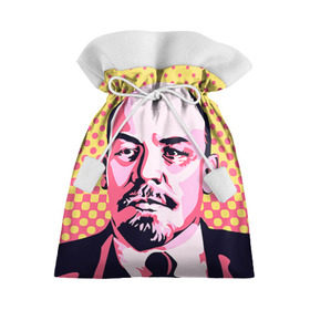 Подарочный 3D мешок с принтом Поп-арт. Ленин в Петрозаводске, 100% полиэстер | Размер: 29*39 см | lenin | ильич | ленин | поп арт | ретро | ссср | товарищ