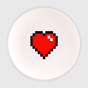 Тарелка 3D с принтом Minecraft сердце в Петрозаводске, фарфор | диаметр - 210 мм
диаметр для нанесения принта - 120 мм | minecraft | minecraft сердцесердце | игра | майнкрафт.