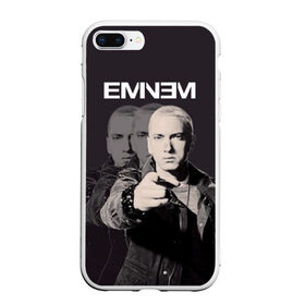 Чехол для iPhone 7Plus/8 Plus матовый с принтом Eminem в Петрозаводске, Силикон | Область печати: задняя сторона чехла, без боковых панелей | eminem | music | rap | музыка | реп | эминем