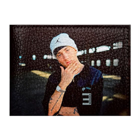 Обложка для студенческого билета с принтом Eminem в Петрозаводске, натуральная кожа | Размер: 11*8 см; Печать на всей внешней стороне | Тематика изображения на принте: eminem | music | rap | музыка | реп | эминем