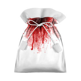 Подарочный 3D мешок с принтом Кровь в Петрозаводске, 100% полиэстер | Размер: 29*39 см | Тематика изображения на принте: halloween | без головы | кровь | праздник | тыква | хэллоуин