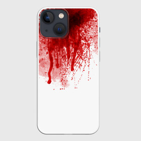 Чехол для iPhone 13 mini с принтом Кровь в Петрозаводске,  |  | halloween | без головы | кровь | праздник | тыква | хэллоуин